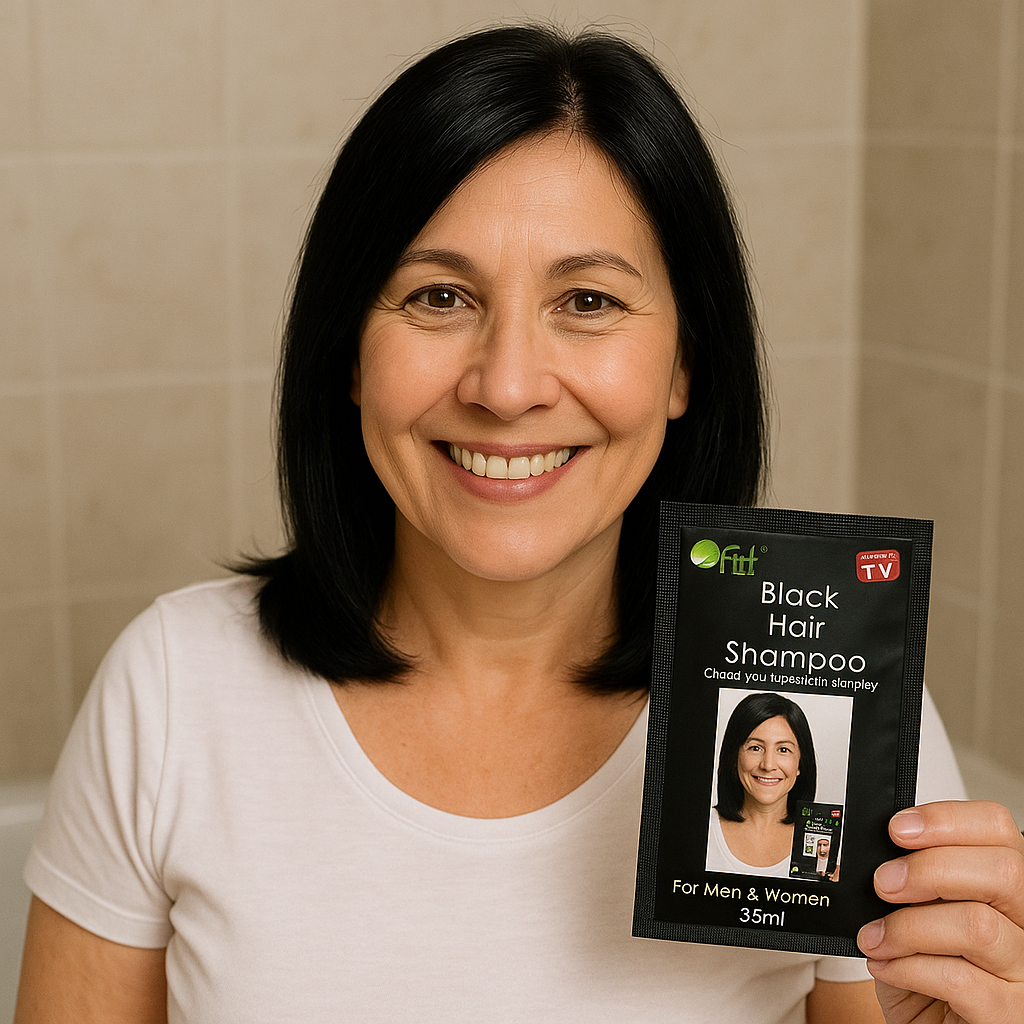Shampoo mágico para cubrir las canas ¡Fácil, rápido y efectivo!