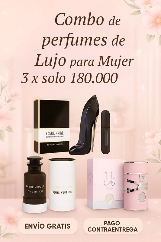 Combo de Perfumes de Lujo para Mujer - Edición Exclusiva