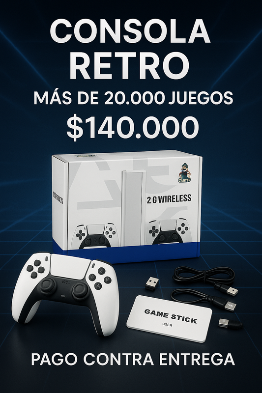 Consola Retro M15 – +20.000 Juegos Clásicos en 4K